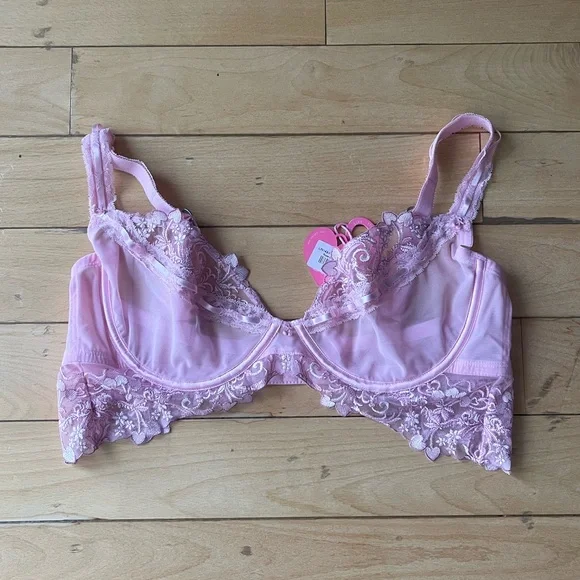 NWT Rose Bra in Pink - Picture 3 of 13